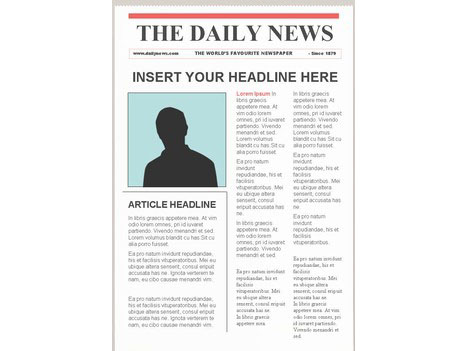 Newspaper Template Free For Mac