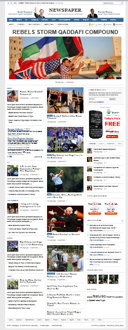 Newspaper Template Free Online